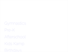 Tablet Screenshot of bayougymnastics.com